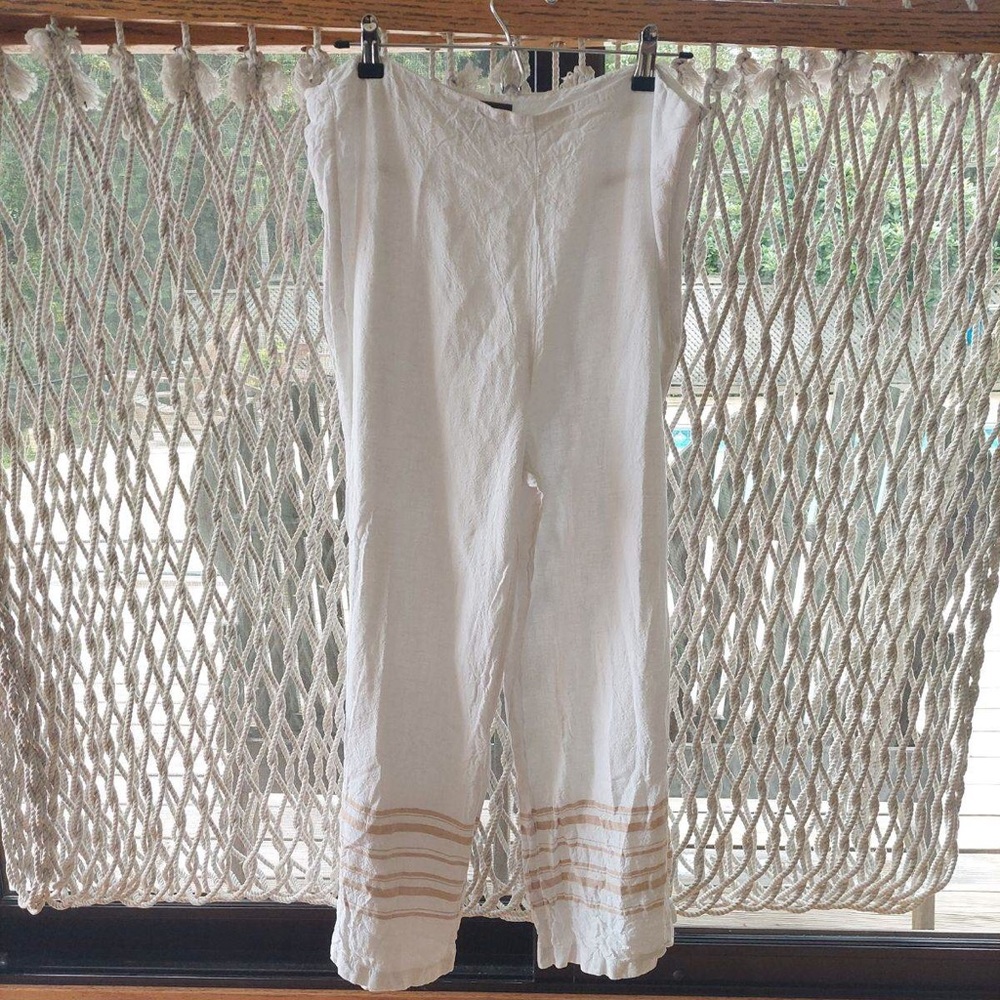 Large Flowy High Waisted Beach Pants by crosby.